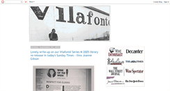 Desktop Screenshot of blog.vilafonte.com